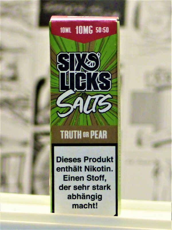 Truth Or Pear Nikotinsalzliquid - Six Licks Salts