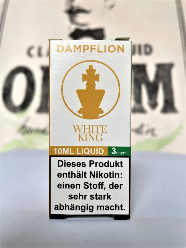 Checkmate White King 10 ml Liquid - Dampflion