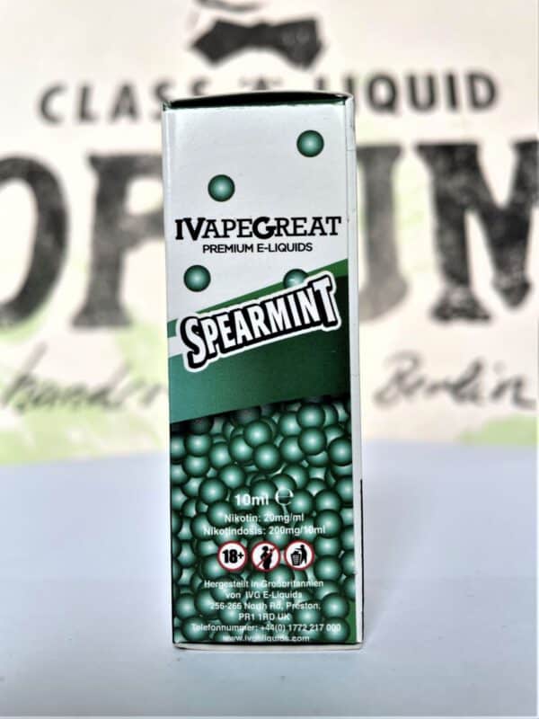 Spearmint 10 ml Nikotinsalzliquid - IVG