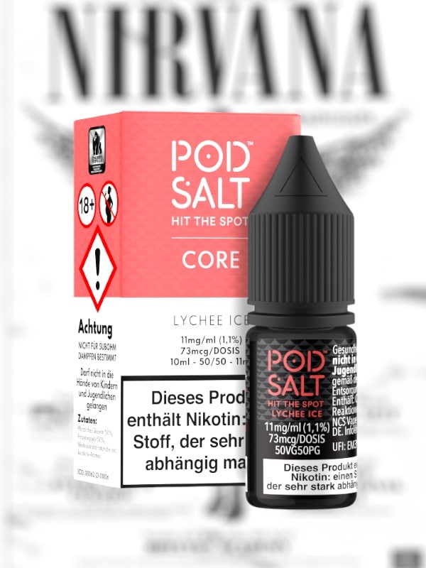Lychee 10 ml Nikotinsalzliquid - Pod Salt