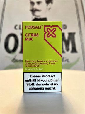 Citrus Mix 10 ml Nikotinsalzliquid 20 mg - Pod Salt