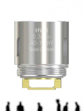 HW4 Dual Cylinder 0,3 Ohm Heads Verdampferköpfe