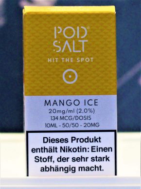 Mango Ice Nikotinsalzliquid - Pod Salt