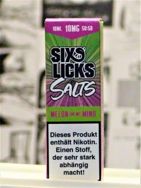 Melon On My Mind Nikotinsalz - Six Licks Salts