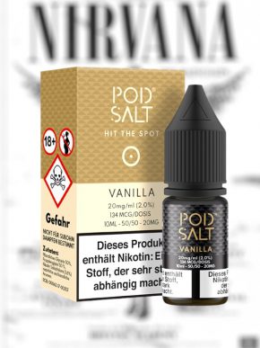 Vanilla 10 ml Nikotinsalzliquid - Pod Salt